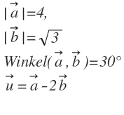 Orthogonal - Aus Vektorlänge Vektor berechnen um zu zeigen ...