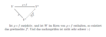 Beweis eines Endomorphismus Mathelounge