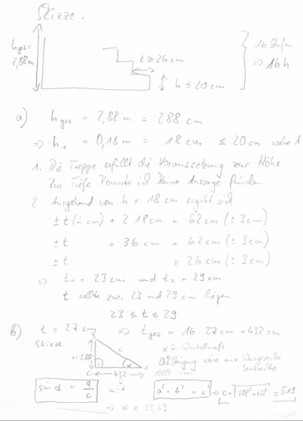Skizzen Formeln Ansätze