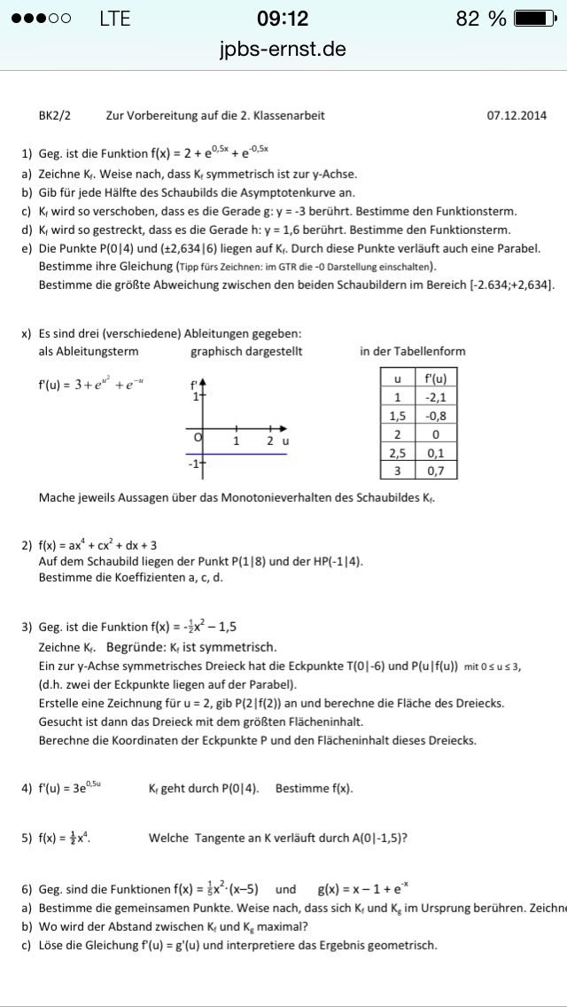 Efunktion F X 2 E 0 5x E 0 5x Richtig Strecken Mathelounge