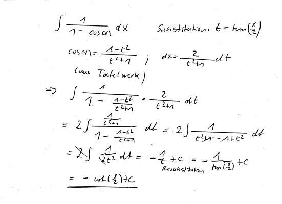 Lösung Integral