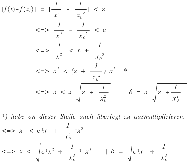 Stetigkeit Mit Epsilon Delta Kriterium Mathelounge