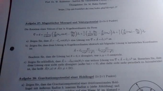Magnetischer Monopol und Vektorpotential | Nanolounge