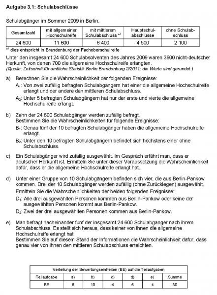 Abituraufgabe Stochastik Berlin-Brandenburg 2013 ...