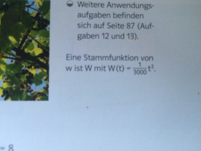 Aufgabe zur stammfunktion mathelounge