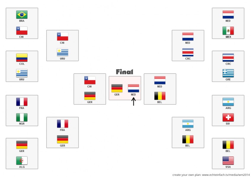 world cup 2014 prediction