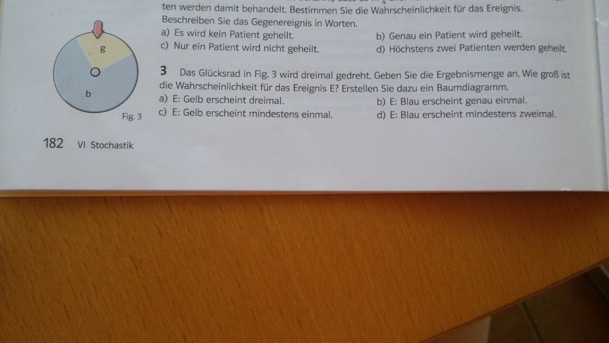Wahrscheinlichkeit - Glücksrad - Ereignis E | Mathelounge