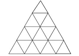 Beweise, dass das n-te Dreieck n^2 kleine Dreiecke enthält.