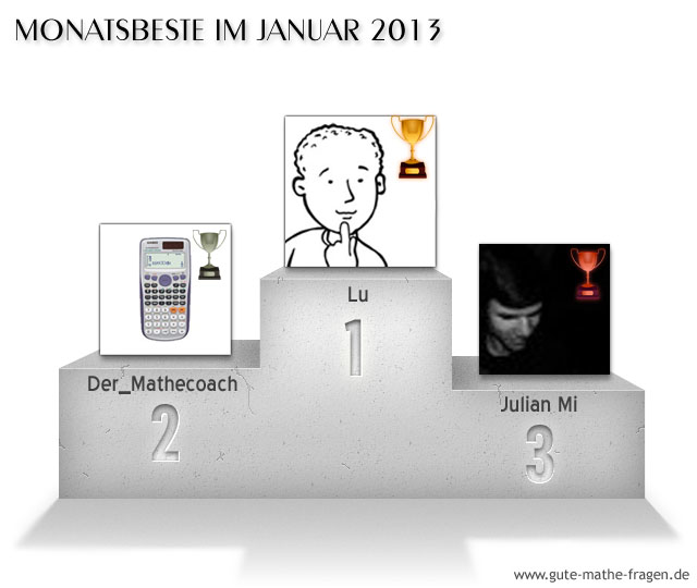 2013-01 Mathelounge.de Monatsbeste