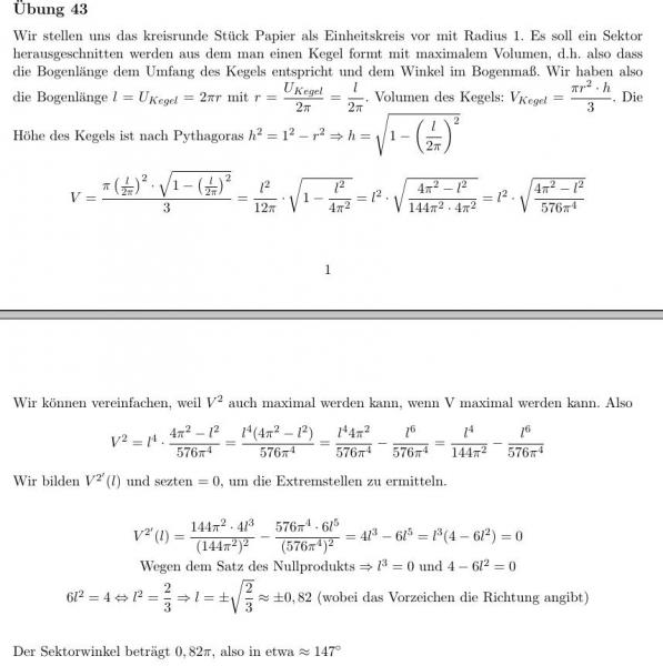 richtige darstellung