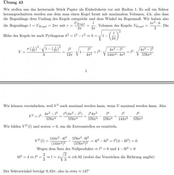 richtige darstellung