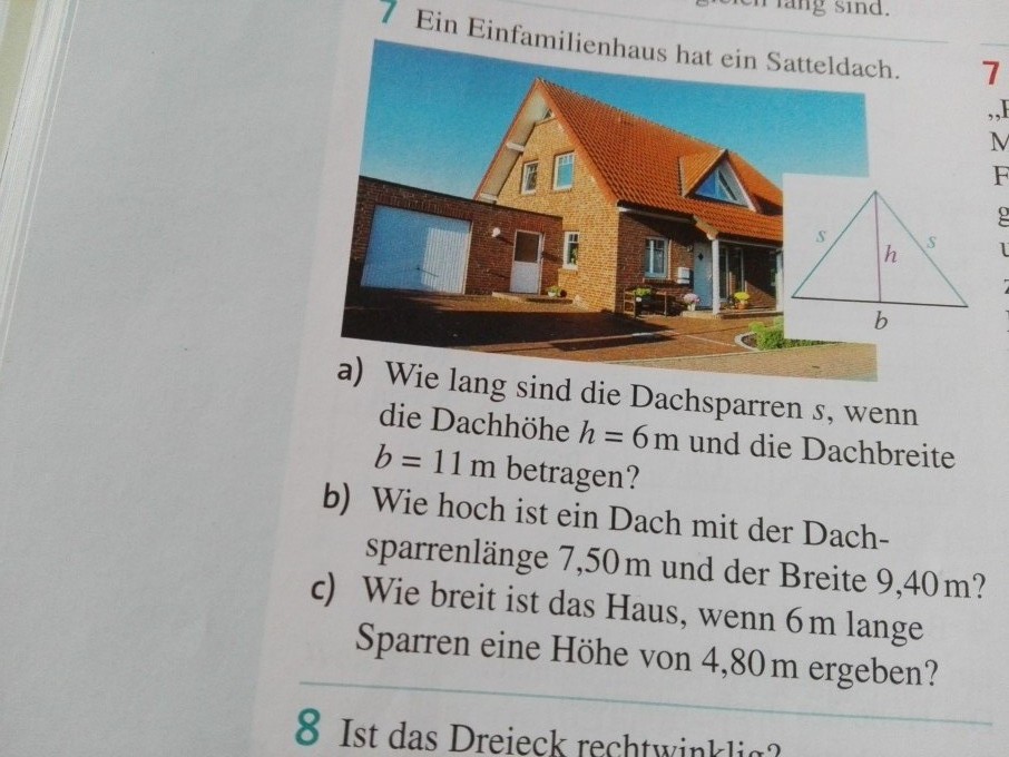 Der Satz des Pythagoras Haus | Mathelounge