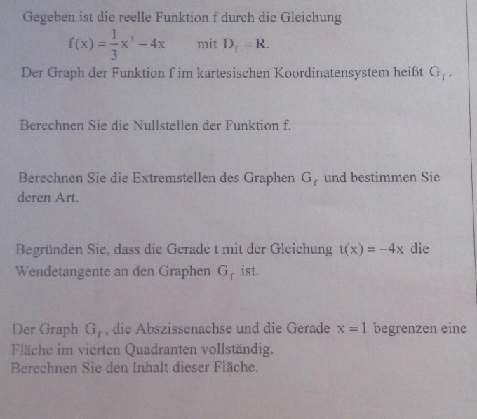Ganzrationale Funktionen, Gleichungen, kartesisches ...